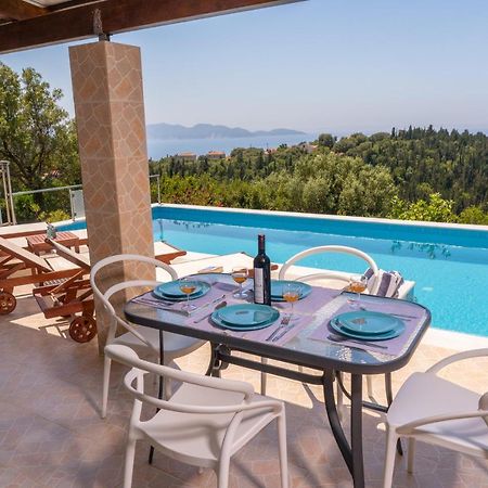 Stone Villa Eriphyle ,Private Witn Sunset View Фискардон Экстерьер фото
