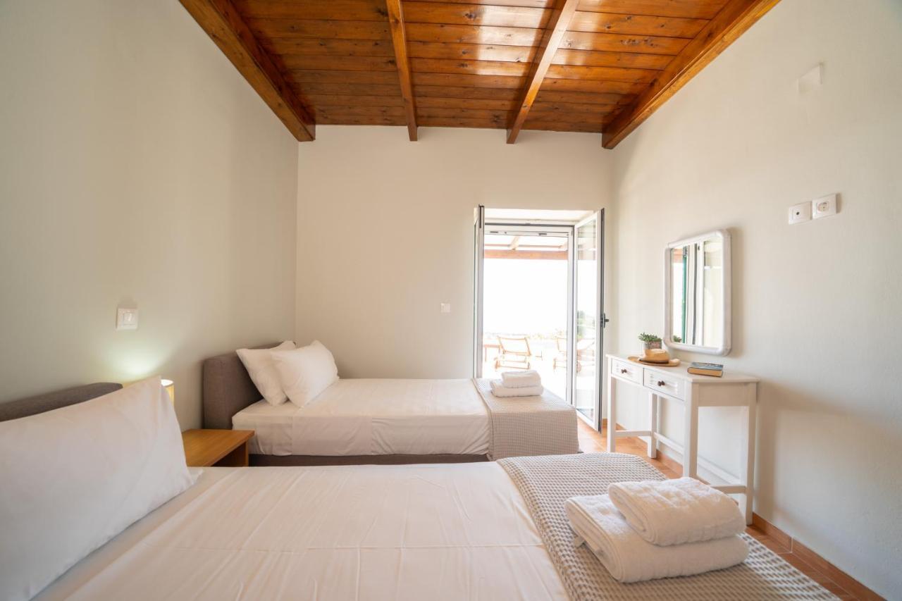 Stone Villa Eriphyle ,Private Witn Sunset View Фискардон Экстерьер фото